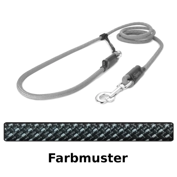 EASYLONG Hundeleine - L - 4m - blackpearl